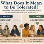 What Does It Mean to Be Tolerated