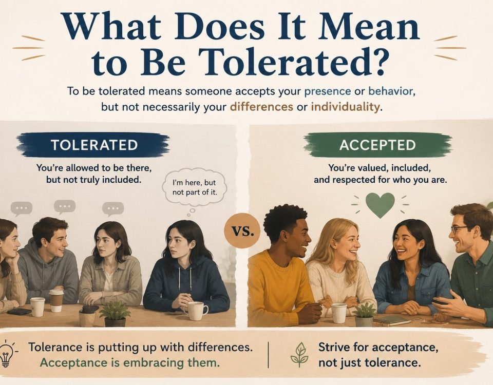 What Does It Mean to Be Tolerated