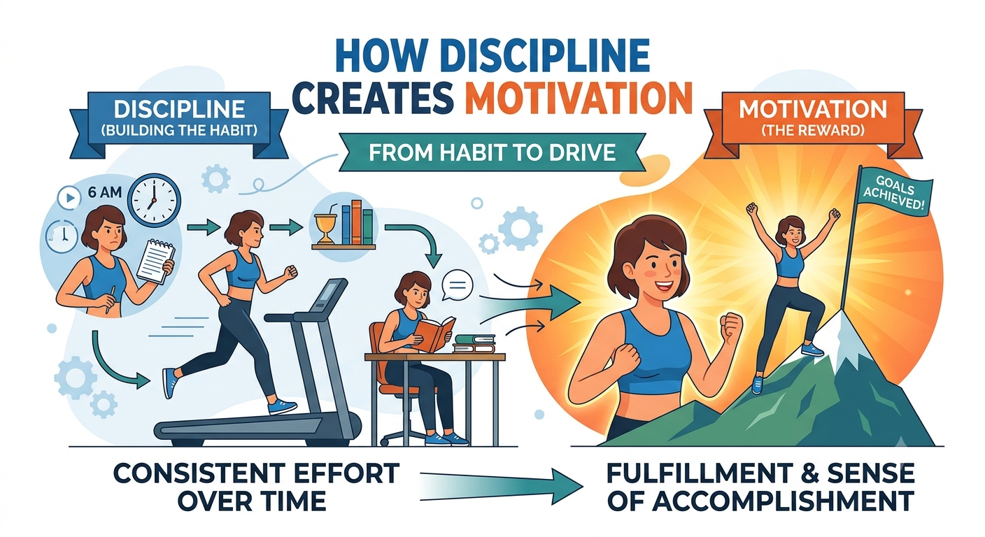 How Discipline Creates Motivation