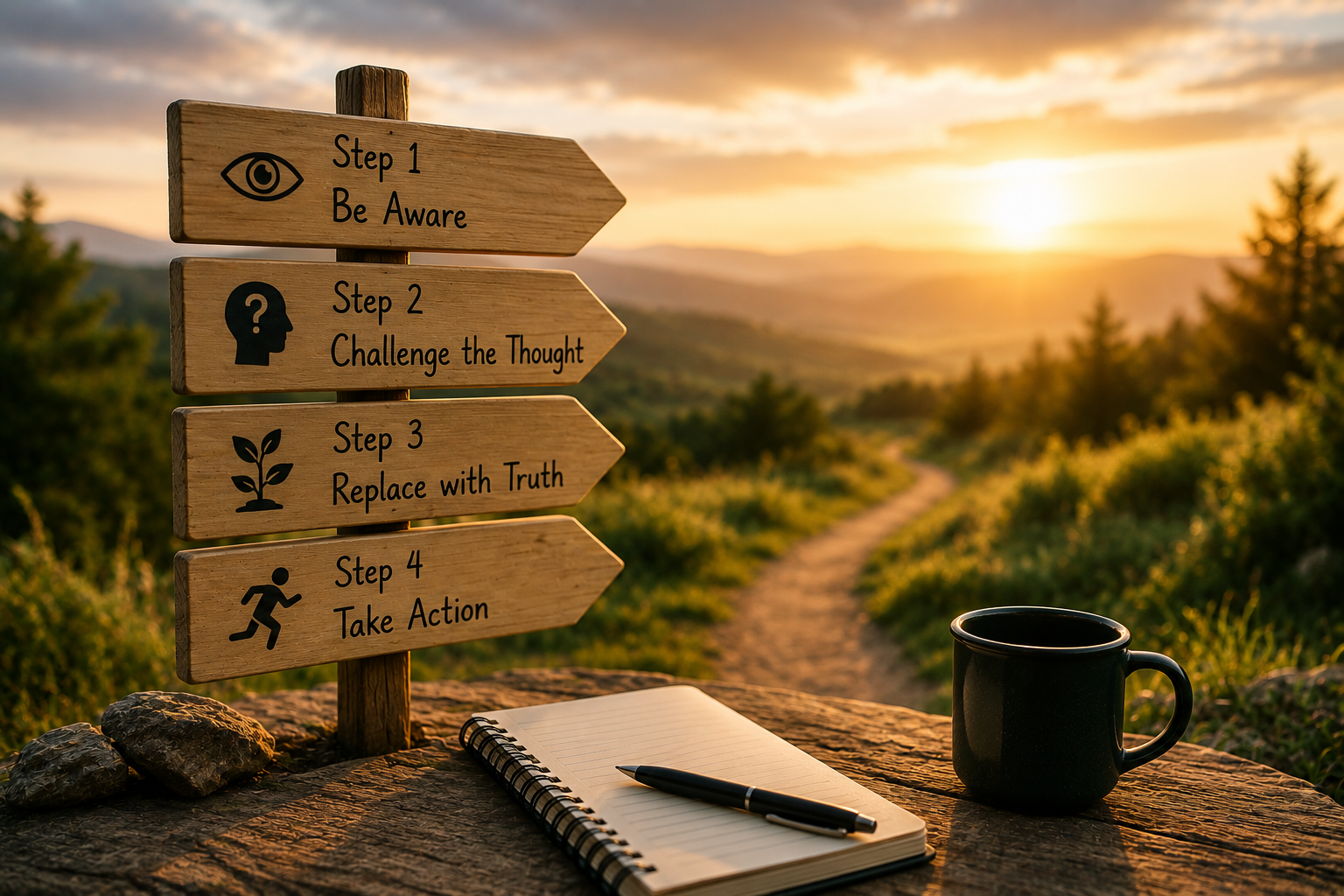 Taking small manageable steps forward