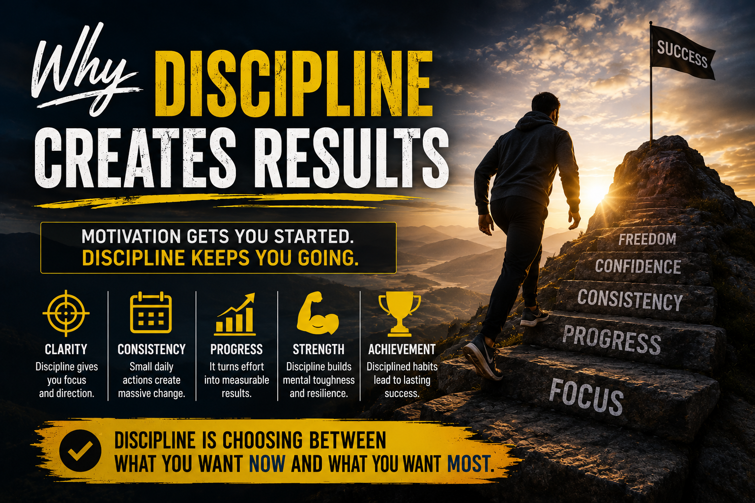 Why Discipline Creates Results
