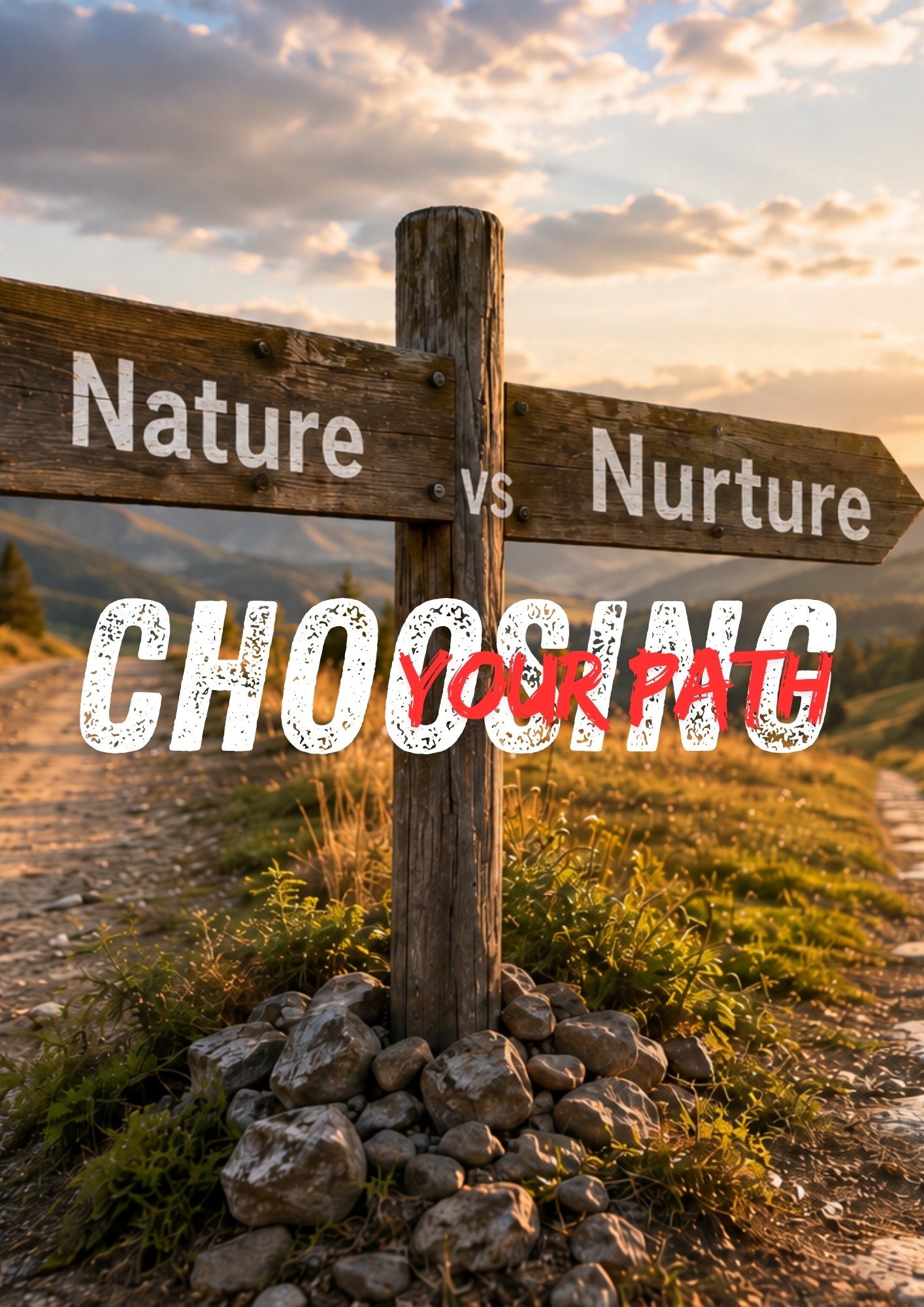 Crossroads representing choosing the right approach to personal change