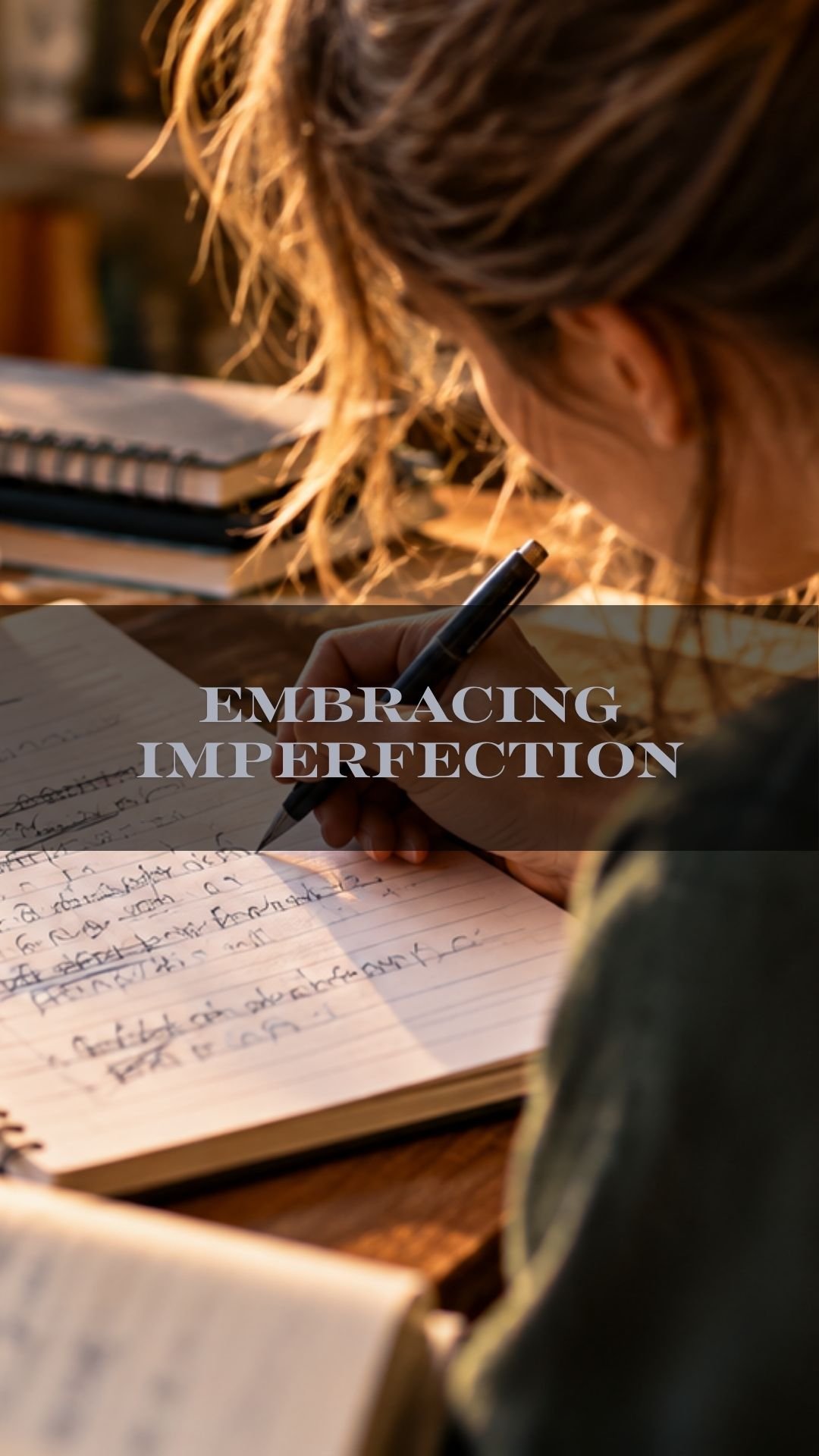 Imperfect first draft and creative work in progress