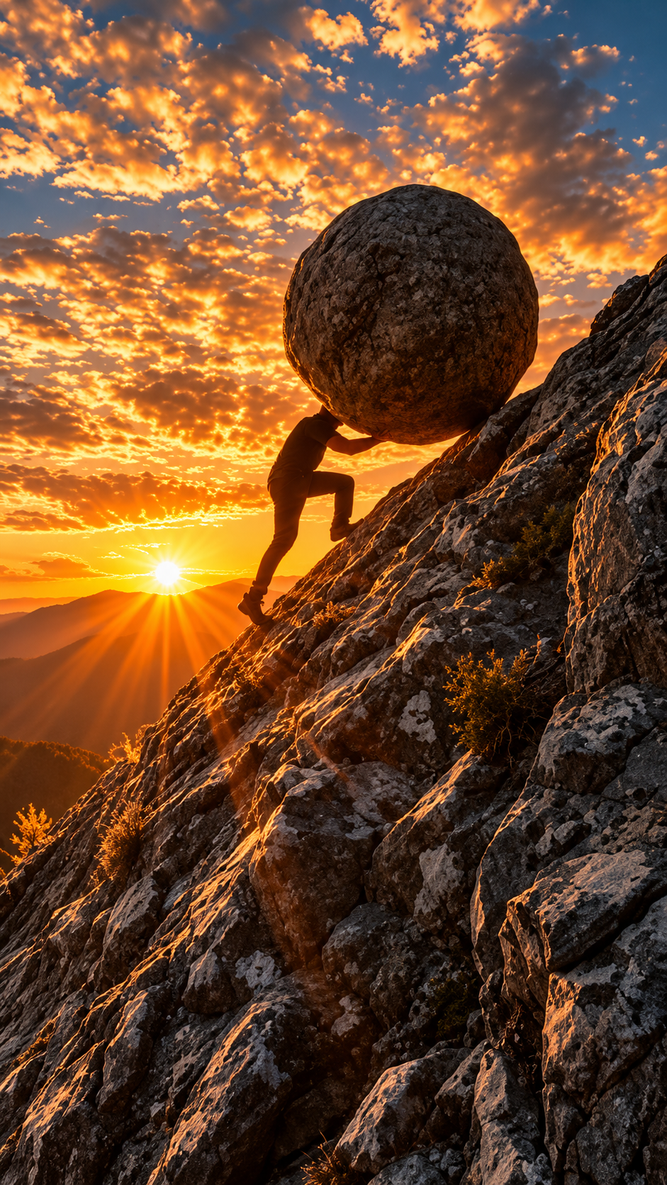 Dramatic mountain peaks representing challenges in business